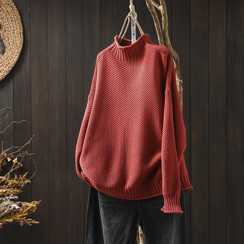 Jolanta | Sweter Waffle Knit