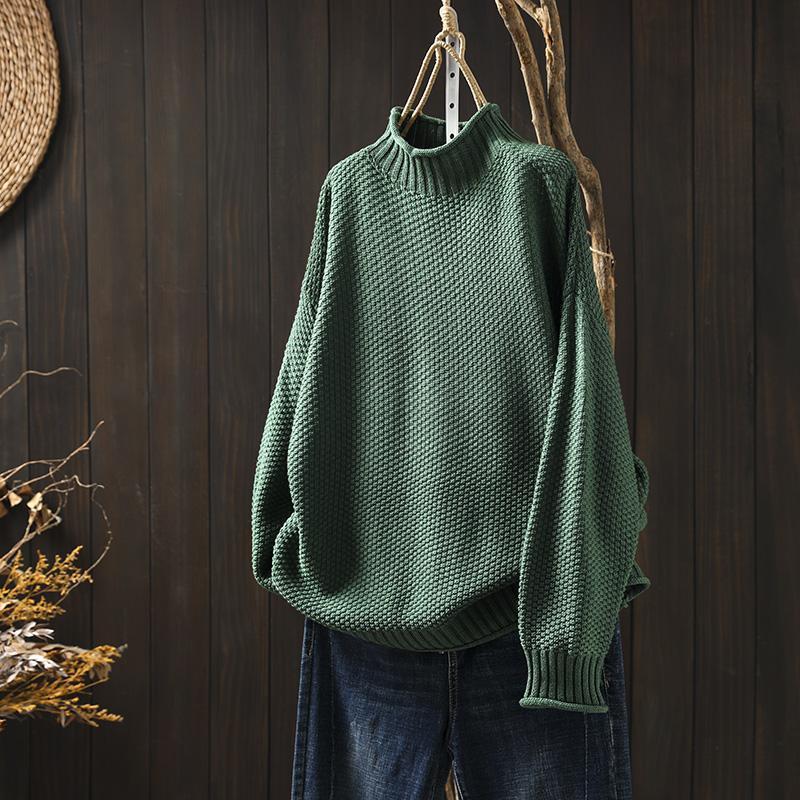 Jolanta | Sweter Waffle Knit