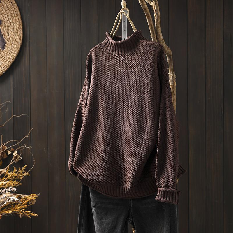 Jolanta | Sweter Waffle Knit