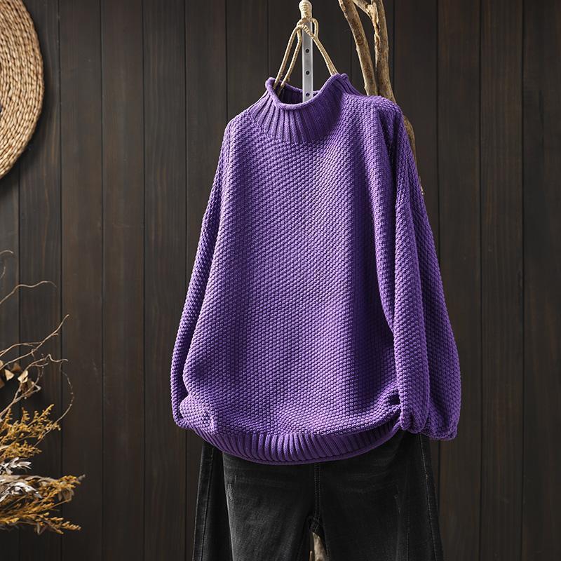 Jolanta | Sweter Waffle Knit